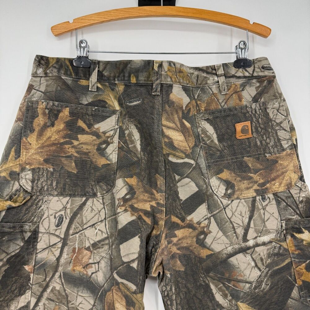 Carhartt B188 CMO Pants Mens 40x32 Realtree Hardwood Camo Carpenter Vintage Y2K - Picture 7 of 12